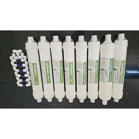 Bộ 7- 8 Lõi Lọc chức năng Kangaroo Hydrogen - Hàng chính hãng thay thế cho máy lọc nước Ro.