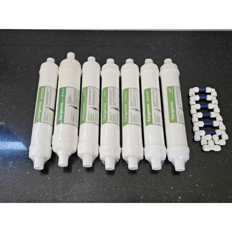 Bộ 7- 8 Lõi Lọc chức năng Kangaroo Hydrogen - Hàng chính hãng thay thế cho máy lọc nước Ro.