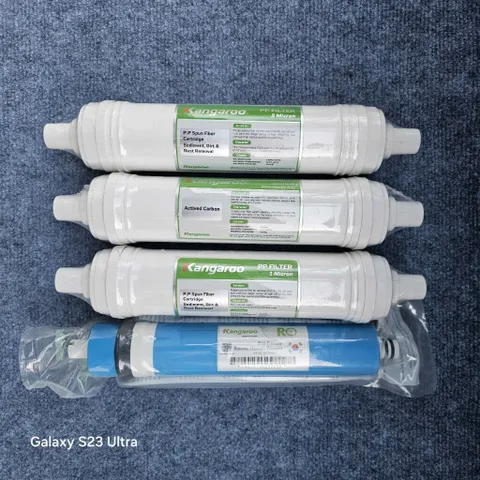 Combo 10 Lõi Lọc Nước Kangaroo Hydrogen+ (Model KG10A4, KG100HK ...) gồm 123 HK, RO50/100, 6 CN.