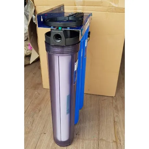 Bộ lọc nước sinh hoạt 3 cấp lọc ly 20 inch pat treo bằng inox độ bền cao (trị phèn, vôi làm mềm nước