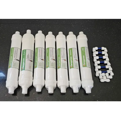 Combo 6 lõi Khoáng chức năng Kangaroo (Nano Cacbon+, 5in1+, OrpH+, HypH+,  Min+, Fir+) Kèm co cút.