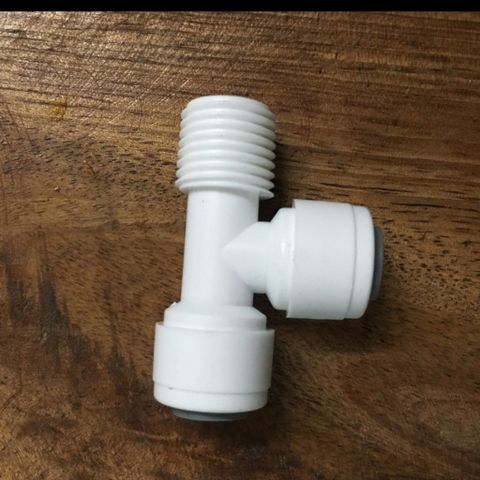 T lệch ren 13 ra 2 đầu nhấn fi 6