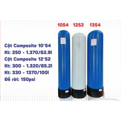 Combo Cột Composite 1252 Ovio + Van 3 cửa Φ27, Φ34.