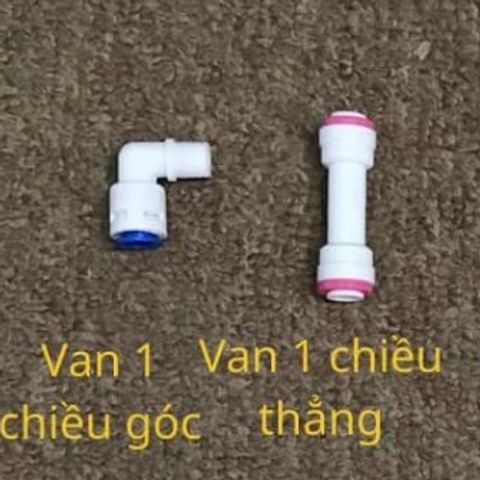 Co van 1 chiều ren 13 ống fi 6 dùng cho vỏ màng RO