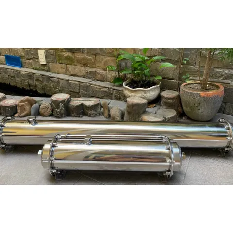 Màng lọc UF liền vỏ inox công suất 1000, 2000L/h