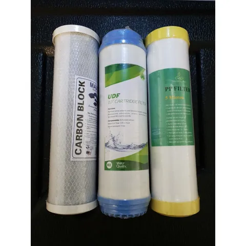 Bộ 3 lõi lọc nước 10inch 123