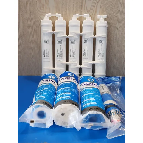 Combo 9 lõi lọc nước Aqua thay thế cho được mọi máy lọc nước trên thị trường