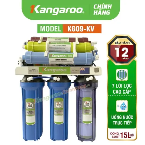 Máy lọc nước Ro Kangaroo để gầm 7 lõi, 8 lõi, 9 lõi (Hàng trưng bày tháo máy)