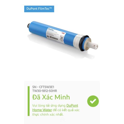 Màng Ro Dow - lõi lọc số 4 máy lọc nước Ro