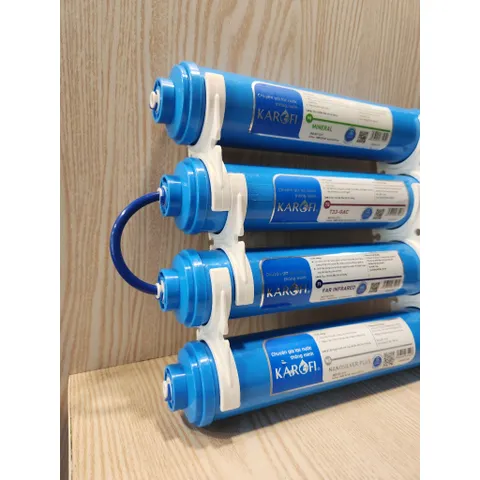 Combo Bộ 4 Lõi Lọc Khoáng 5,6,7,8 Karofi. (Hàng Chính Hãng). kèm co cút đầy đủ như hình.