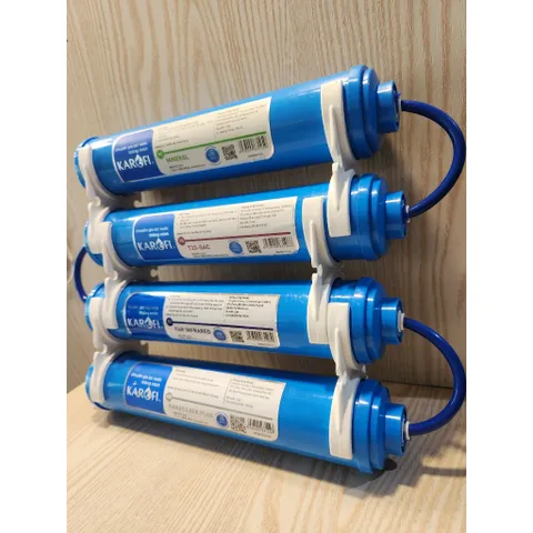 Combo Bộ 4 Lõi Lọc Khoáng 5,6,7,8 Karofi. (Hàng Chính Hãng). kèm co cút đầy đủ như hình.