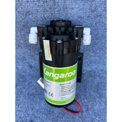 Bơm tăng áp 24V Kangaroo gắn cho máy lọc nước Ro hoặc phun sương - Hàng Chính Hãng.