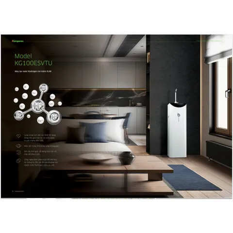 Máy lọc nước Kangaroo Hydrogen ion kiềm KG100EO, KG100ES 7 lõi
