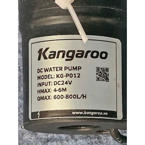 Bơm Hút Kangaroo 24V - Hàng chính hãng - Thích hợp sử dụng cho cây nước nóng lạnh