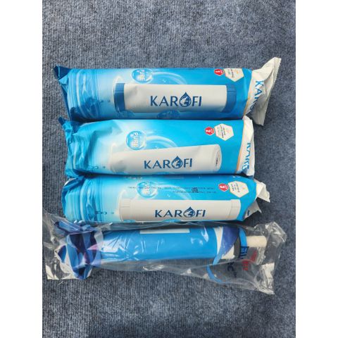 Combo 8 lõi lọc nước Karofi gồm lõi 123 Smax Duo,màng RO Dupont 50GPD, lõi chứcnăngT33MineralFarNano