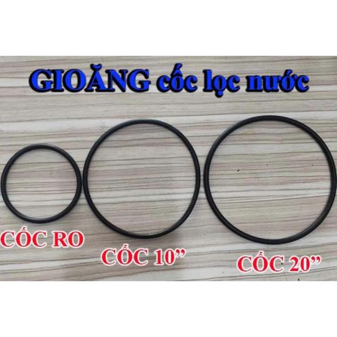 Roăng cốc màng R.O ,Roăng cốc lọc 10 inch và 20 inch dùng cho máy lọc nước ro, lọc đầu nguồn