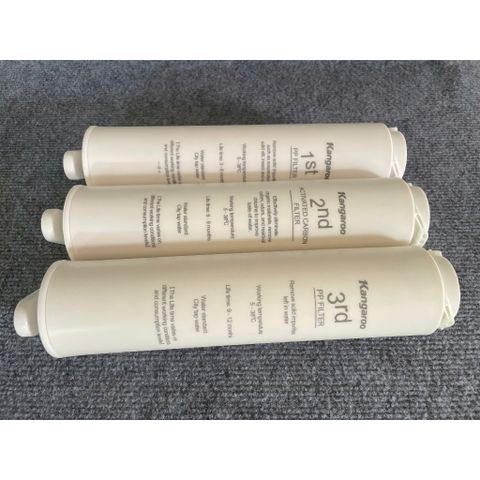 Bộ Lõi lọc nước 123 KG100HU, KG100HU dành máy Kangaroo KG100HU, KG100HU,KG100MED, KG100EED, KG-Y1MED