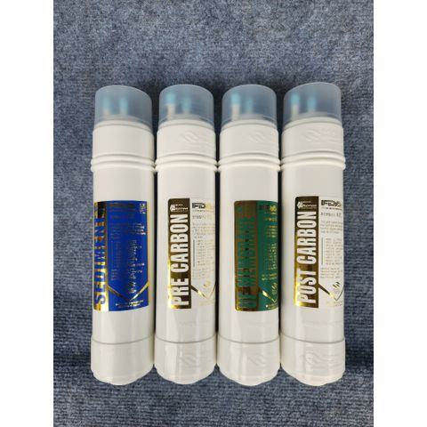 Bộ 4 lõi lọc nước đúc liền khối Korea Type U - Dùng được cho các máy lọc nước có kết nối tương tự.
