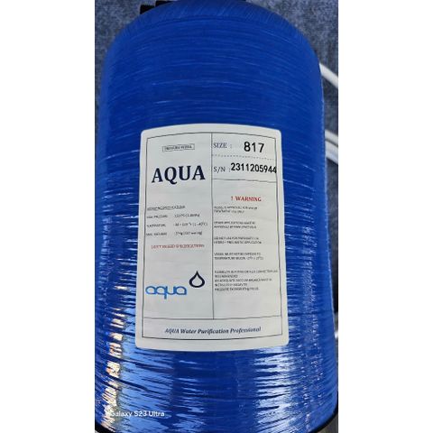 Cột Composite 817 chuyên xử lý cặn Canxi trong nước của máy lọc nước Ion Kiềm.