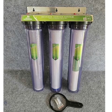 Bộ Lọc Thô Đầu Nguồn 3 Cấp Trong 20 Inch Sagana - Lọc Tổng Sinh Hoạt, Tiền Lọc (ly nhập khẩu)