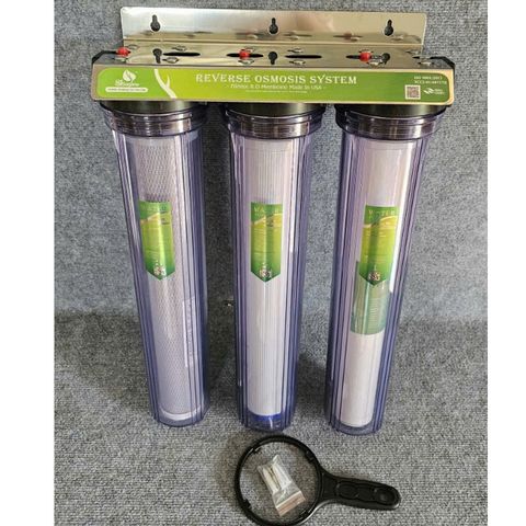 Bộ Lọc Thô Đầu Nguồn 3 Cấp Trong 20 Inch Sagana - Lọc Tổng Sinh Hoạt, Tiền Lọc (ly nhập khẩu)