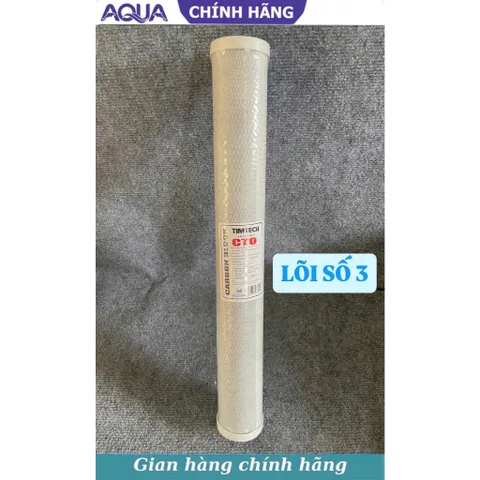 Lõi lọc nước AQUA chính hãng - Bộ lõi lọc thô 1 2 3 20 inch