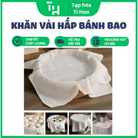 Khăn vải hấp bánh bao, màn thầu, sủi cảo (TH212)