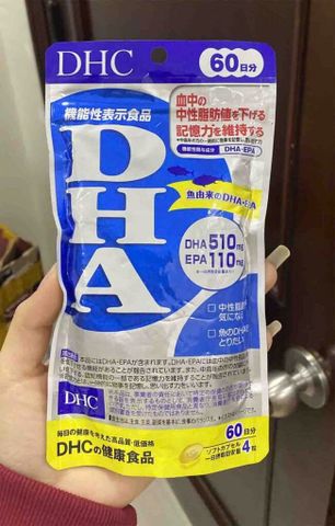 Viên uống bổ não DHC bổ xung DHA và EPA Nhật Bản 60 ngày