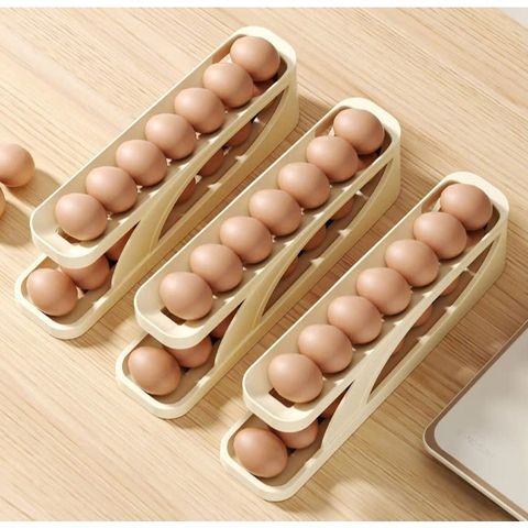 Khay Đỡ Trứng 2 Tầng Tự Động Tiện Dụng Có vỏ hộp (TH220)