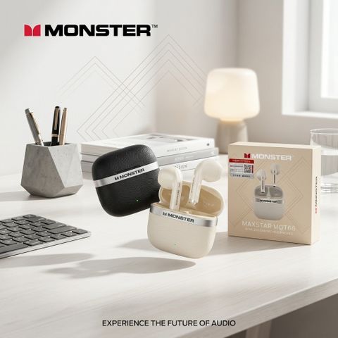 Tai nghe Bluetooth Monster Maxstar MQT66, tai gamming độ trễ thấp