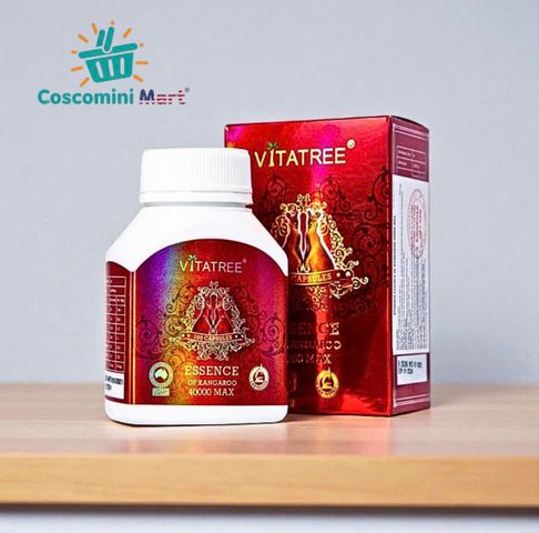 Vitatree Essence Of Kangaroo 40000 Max - Thực Phẩm Chức Năng Tăng Cường Sức Khỏe Nam Giới (100 Viên)