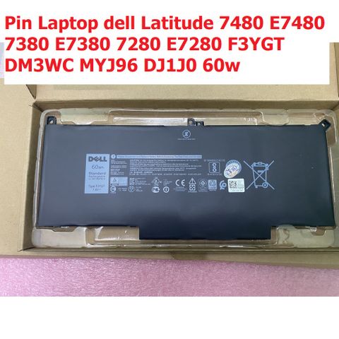 Pin Laptop Dell Latitude 7480 E7480 7380 E7380 E7280 60W Chính Hãng - Bền Bỉ và Hiệu Suất Cao, Thay Thế Tối Ưu 731785