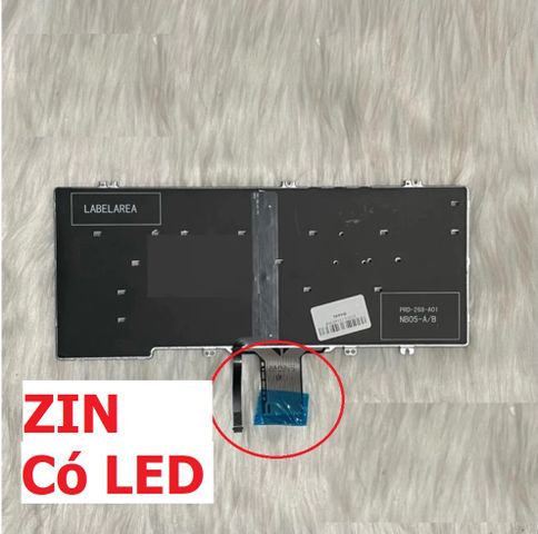 Bàn phím DELL Latitude US Layout Đen - Tương thích E7280, E5280, 5280, 5288, 5289, 7290, 7380 - Độ nhạy cao, bảo hành 9 tháng