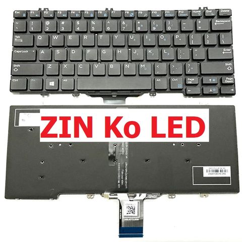 Bàn Phím Laptop Dell Latitude E7280 E5280 5290 7380 US Layout Đen - Chất lượng Cao, Không LED, Độ Nhạy Tốt