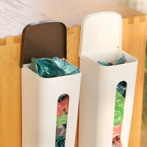 Hộp đựng túi nilon dán tường tiện lợi (Màu ngẫu nhiên) (TH230)