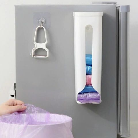 Hộp đựng túi nilon dán tường tiện lợi (Màu ngẫu nhiên) (TH230)