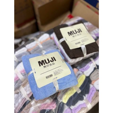 Set 4 khăn tắm Muji cao cấp (Màu ngẫu nhiên) (TH234)