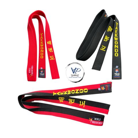 [ Thêu Cơ Bản ] ĐAI TAEKWONDO THÊU SẴN, ĐAI TỐT DÀY LOẠI 1 Vòng