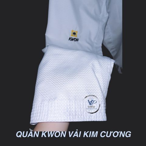 Quần Taekwondo - Kwon chất vải kim cương thoáng mát