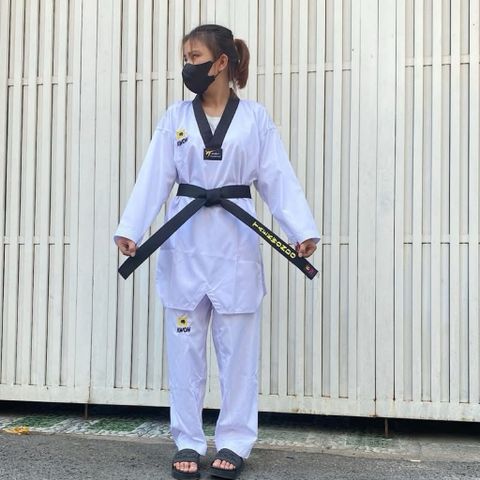 [ TÀ DÀI ] Võ Phục Kwon Tà Dài Đối Kháng Taekwondo