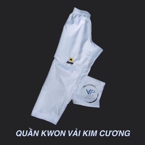 Quần Taekwondo - Kwon chất vải kim cương thoáng mát