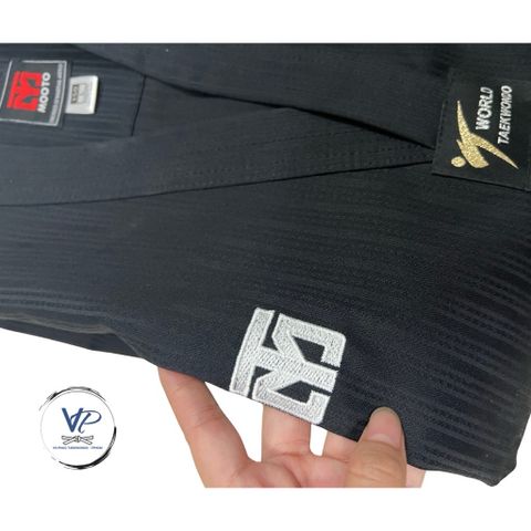 Võ Phục Taekwondo Full Đen Mooto Đẹp, Tập Luyện Thi Đấu Biểu Diễn