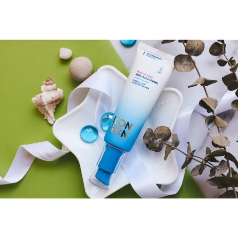 💗 Icon Skin Kem Dưỡng Da Moist And Heal Anti Acne Cream 30ml – Dưỡng Ẩm, Giảm Mụn, Làm Dịu Da, Phù Hợp Da Hỗn Hợp Và Dầu