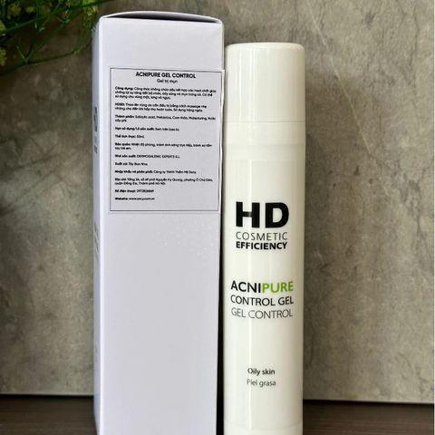 💗 HD Cosmetic Efficiency Acnipure Control Gel Kem Dưỡng Kiềm Dầu Nhờn, Giảm Mụn, Kháng Khuẩn, Phục Hồi Tái Tạo Da