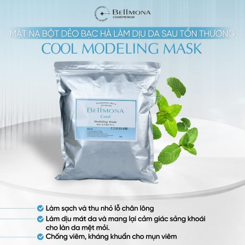 💗 Bellmona Pearl Modeling Mask 1kg – Mặt Nạ Dưỡng Da Trắng Sáng, Dưỡng Ẩm, Làm Mịn & Rạng Rỡ