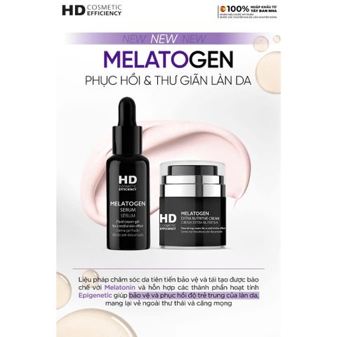 💗 HD Cosmetic Efficiency Melatogen Serum Chống Lão Hóa, Giảm Nếp Nhăn, Phục Hồi, Tái Tạo Da, Nuôi Dưỡng Da
