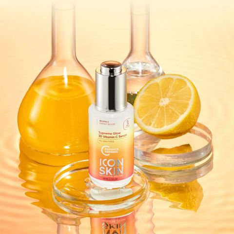 💗 Icon Skin Serum Vitamin C Supreme Glow 3D Tinh Chất Trắng Sáng Da, Chống Oxy Hóa, Tăng Độ Săn Chắc Đàn Hồi