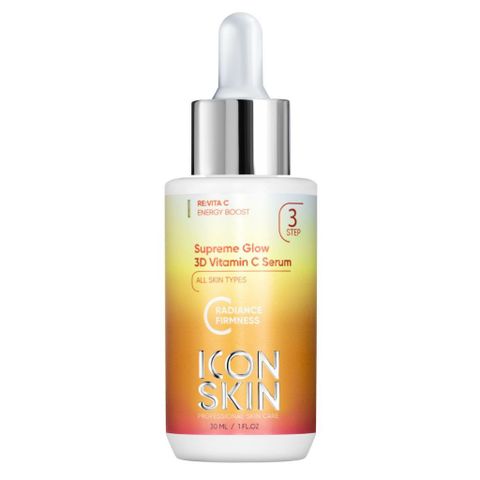 💗 Icon Skin Serum Vitamin C Supreme Glow 3D Tinh Chất Trắng Sáng Da, Chống Oxy Hóa, Tăng Độ Săn Chắc Đàn Hồi