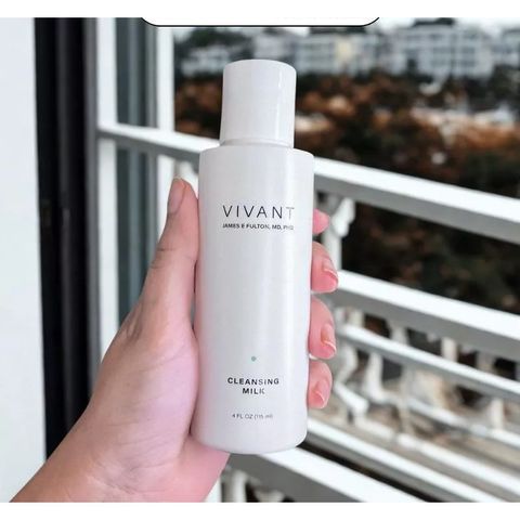 💗 Vivant Cleansing Milk Gentle Non Drying Cleanser Sữa Rửa Mặt Dưỡng Ẩm, Làm Dịu Da, Chống Oxy Hóa, Giảm Mụn