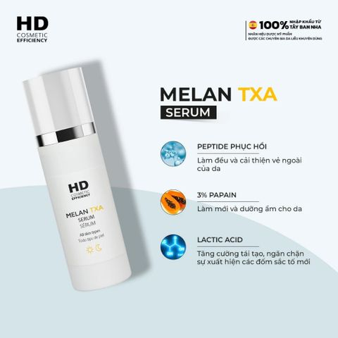 💗 HD Cosmetic Efficiency Melan TXA Serum Tinh Chất Giảm Thâm Sạm, Tẩy Tế Bào Chết, Làm Sáng, Tái Tạo Da